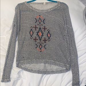 Black/gray sweater